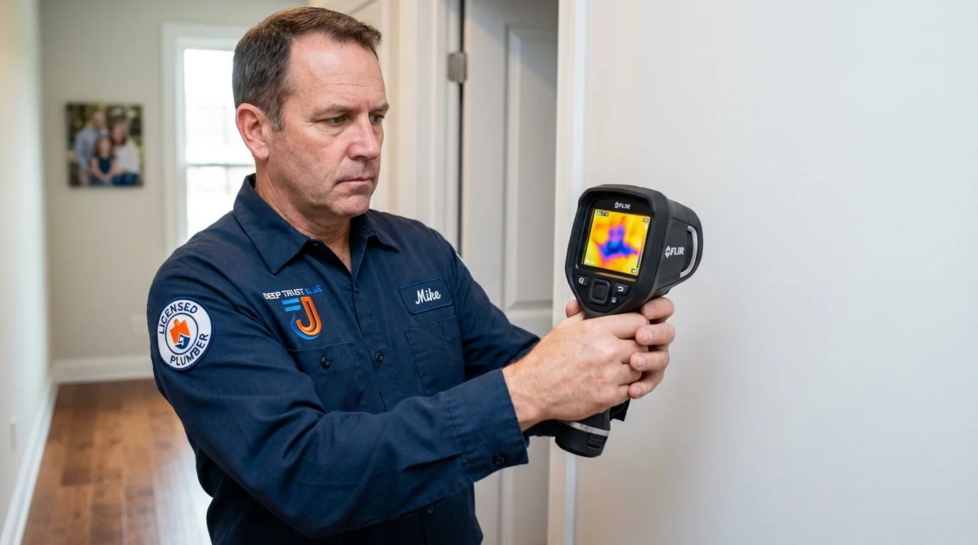 Thermal imaging leak detection by Johns Plumbing LLC in Fort Pierce